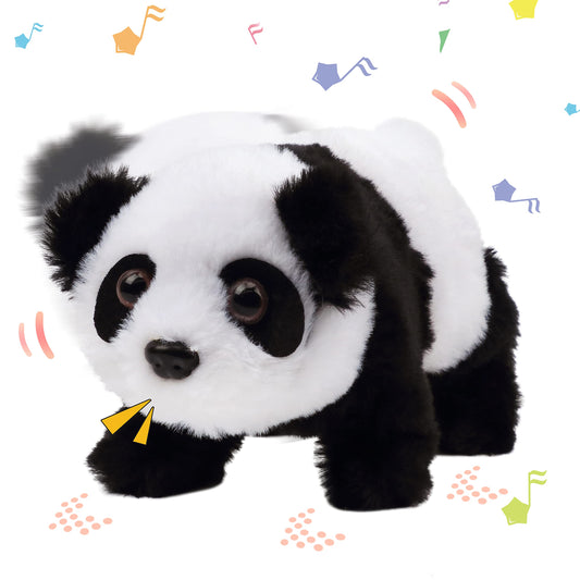 Hopearl Crawling Panda front view promotes engaging toddler playtime