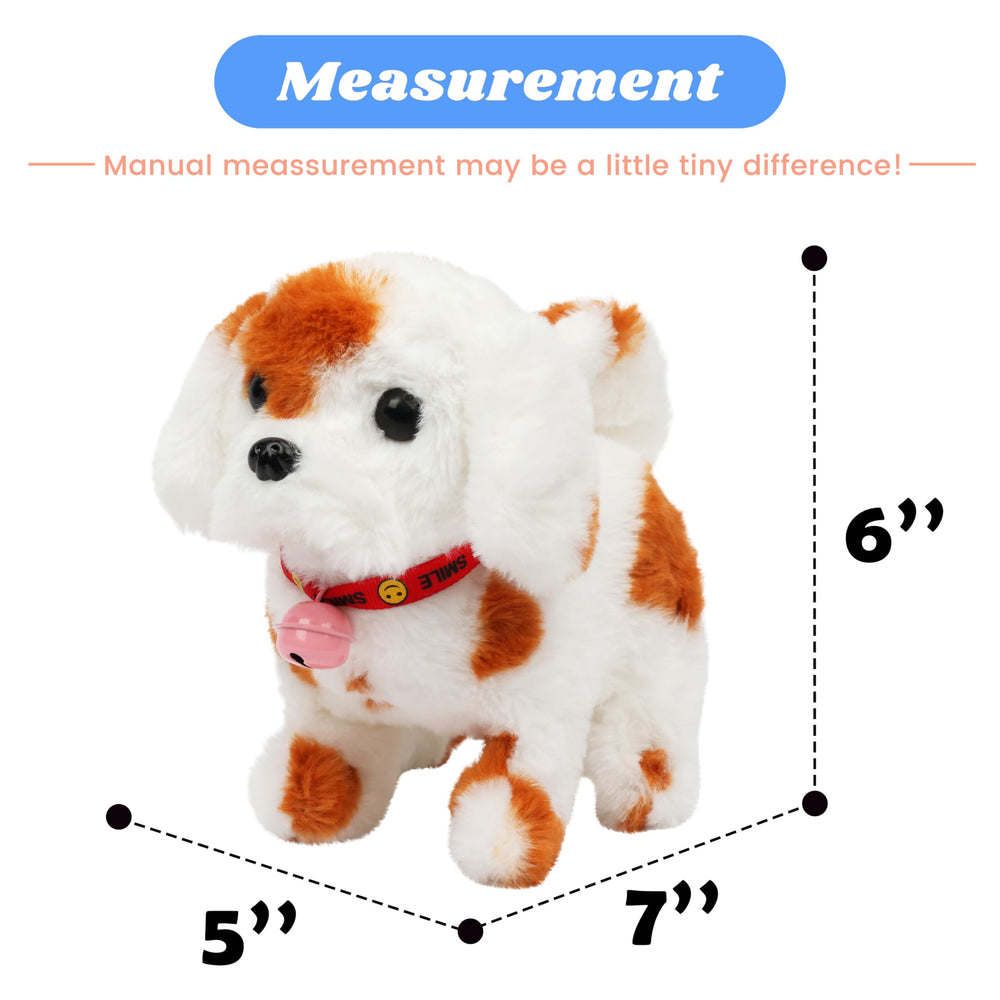 Hopearl dog wiggle tail and nodding head for lively pretend play