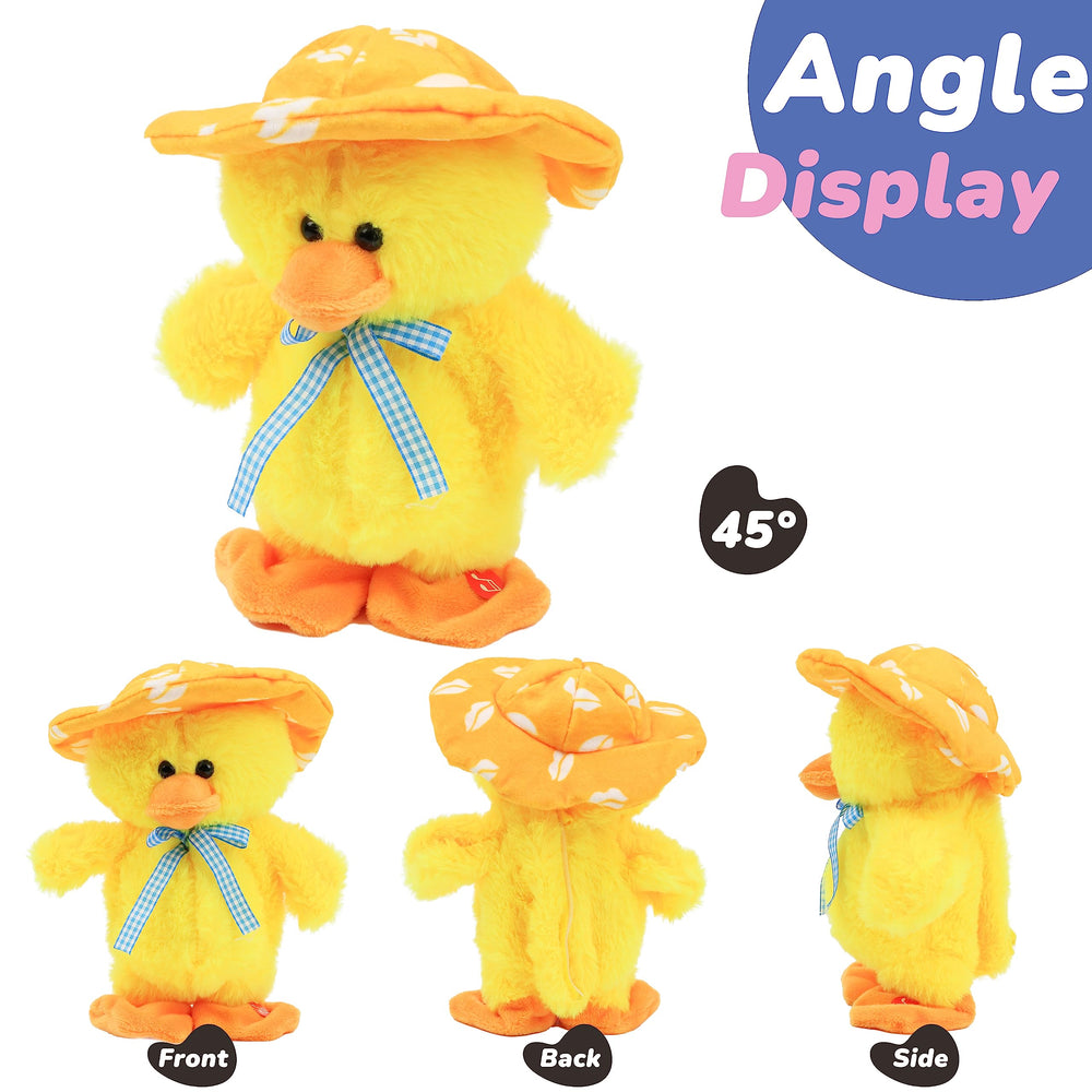 Hopearl duck sings and repeats phrases for musical learning and fun.