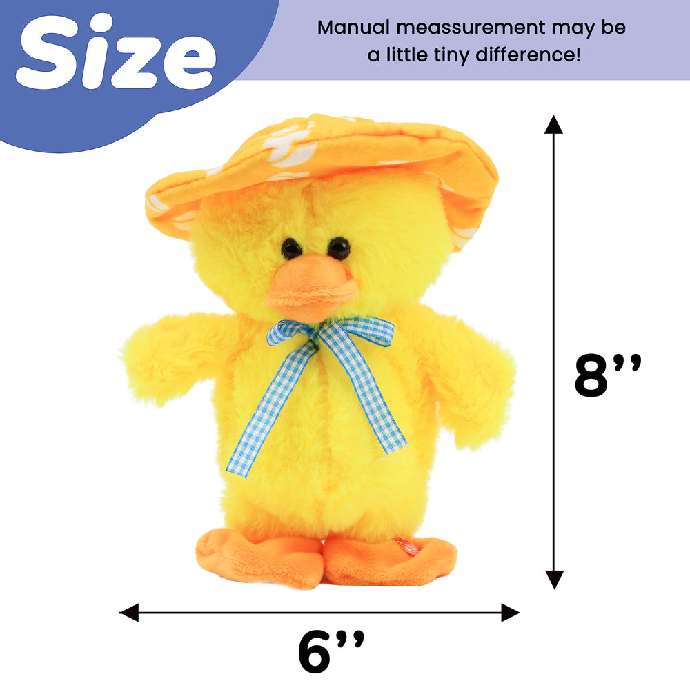 Hopearl duck walks while speaking for engaging interactive play.