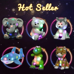 Hopearl durable plush giraffe with LED light for everyday use.