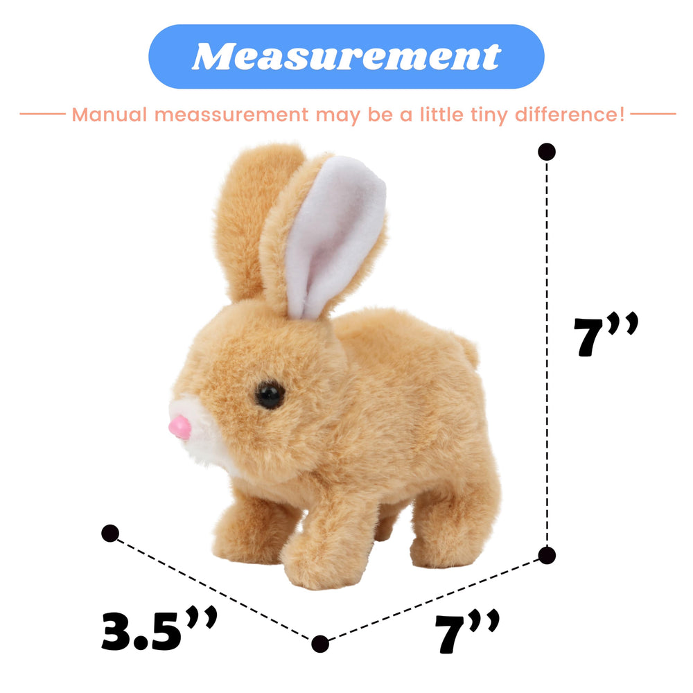 Hopearl hopping rabbit in walking motion sparks imaginative play in kids