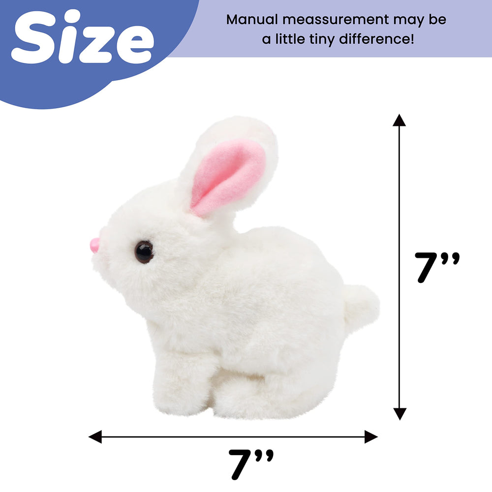 Hopearl hopping rabbit showing walking motion for active imagination play