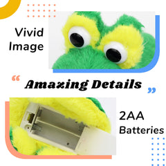 Hopearl compact frog toy demonstrating sound and motion for curious kids