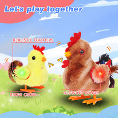 Hopearl battery-operated chicken invites pretend pet care routines.