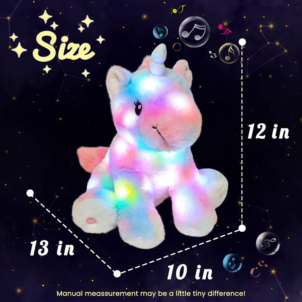 Hopearl unicorn color-changing lights provide visual sleep cues.