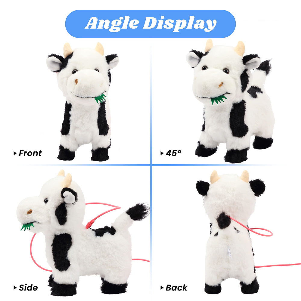 Hopearl Walking Cow leash control adds interactive control for guided playtime