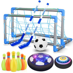 HopeRock 3in1 hover soccer ball with LED lights for exciting indoor or outdoor play.
