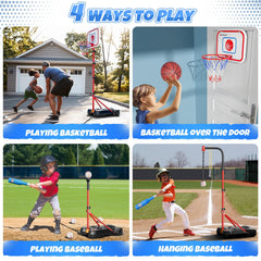 HopeRock adjustable hoop height supports growing kids shooting from different angles.