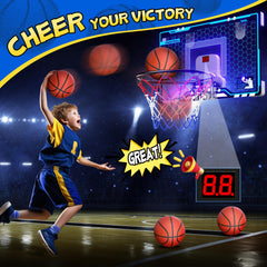 HopeRock electronic scoring and cheers celebrate each goal during practice.
