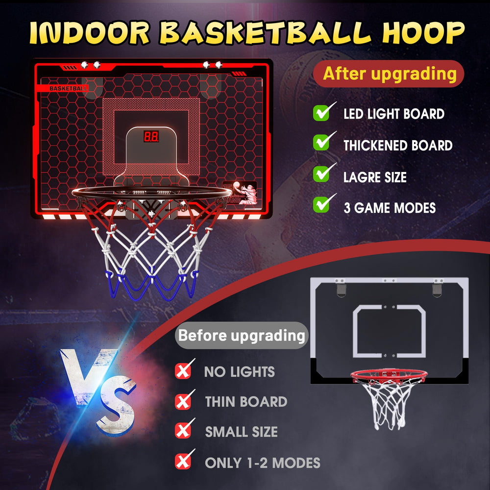 HopeRock kid playing with LED lights and scoreboard feedback.