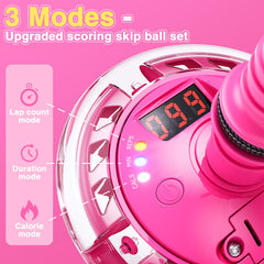 HopeRock Skip Ball Toy LED counter tracks jumps and time