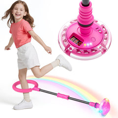 HopeRock Skip Ball Toy wheel lights brighten every jump for visual fun