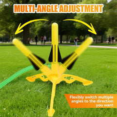 Hopture Rocket Launcher stable base supports steady launches on grass.