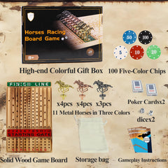 HOROW dice pair enables smooth turn progression and quick decisions.