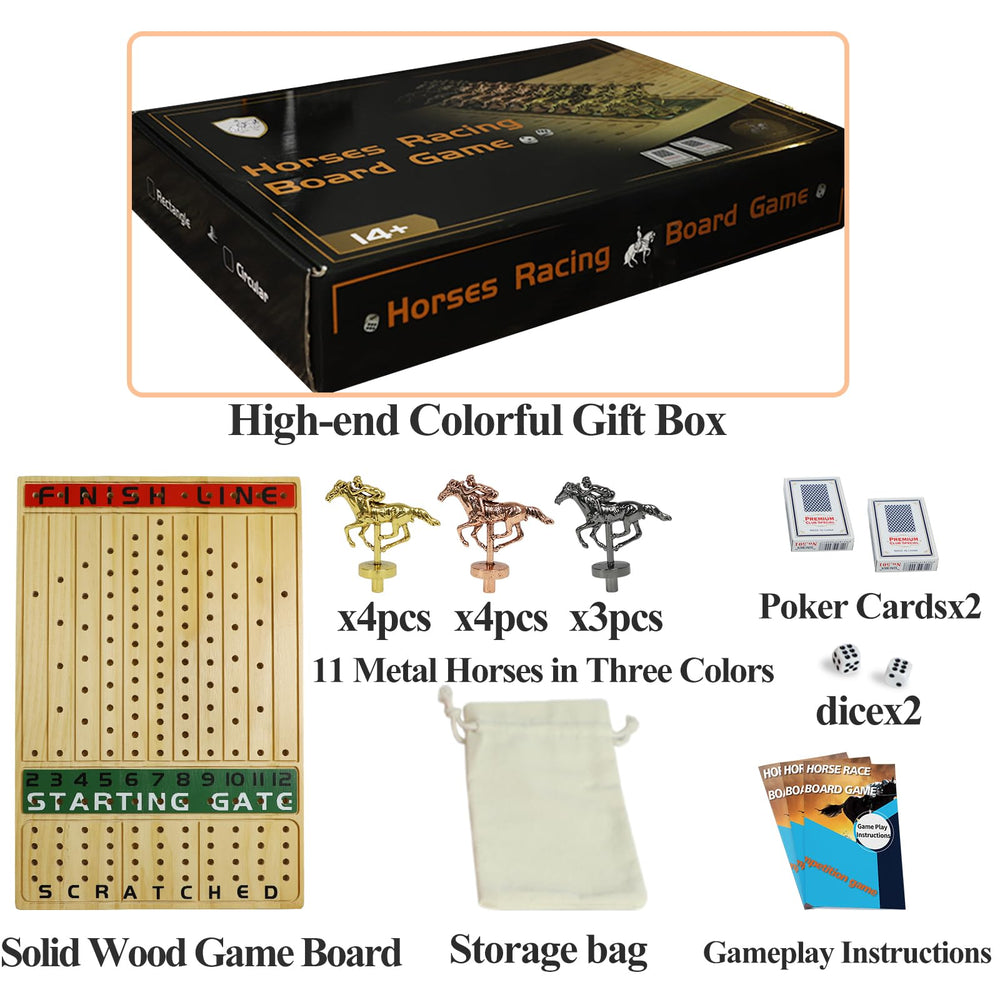 HOROW two dice sets for quick, exciting race outcomes.