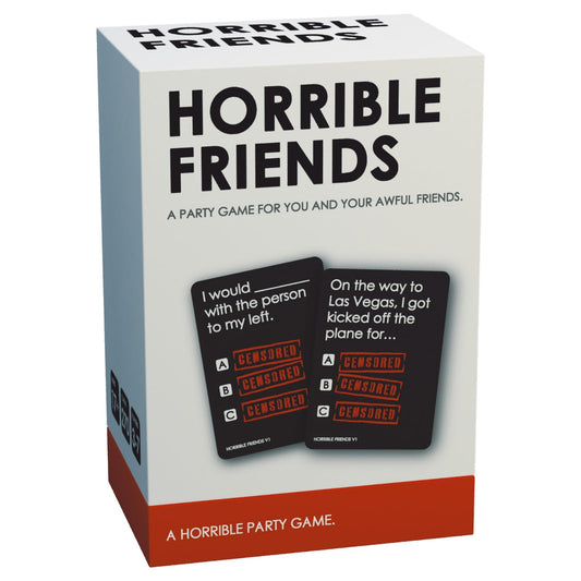 HORRIBLE FRIENDS card set for a lively party game experience.