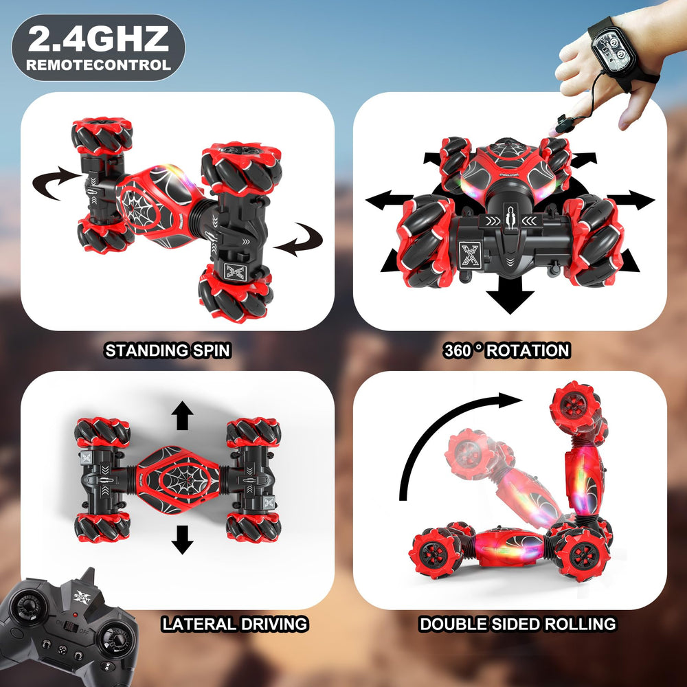 HOSHIPLAY Gesture RC Car in-action with gesture control for hands-free thrills