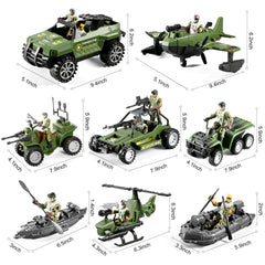 HOSPONY 58-in-1 army toys kayak for versatile water and land adventures.