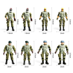HOSPONY 58-in-1 army toys motorcycle for fast, imaginative pursuits.