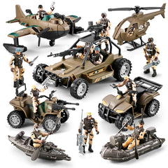 HOSPONY 78-in-1 Army Men truck use for imaginative play with durable, detailed design.