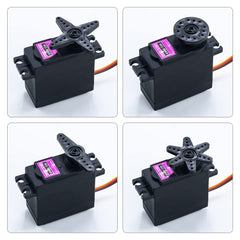Hosyond MG996R compatible with Futaba, Hitec, Sanwa, and other popular receivers.