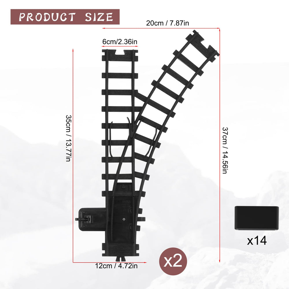 Hot Bee curved switch rail kit enabling flexible track layouts