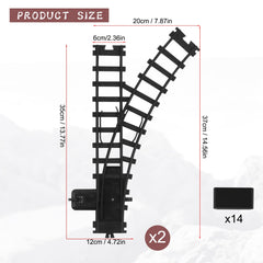 Hot Bee curved switch rail kit enabling flexible track layouts