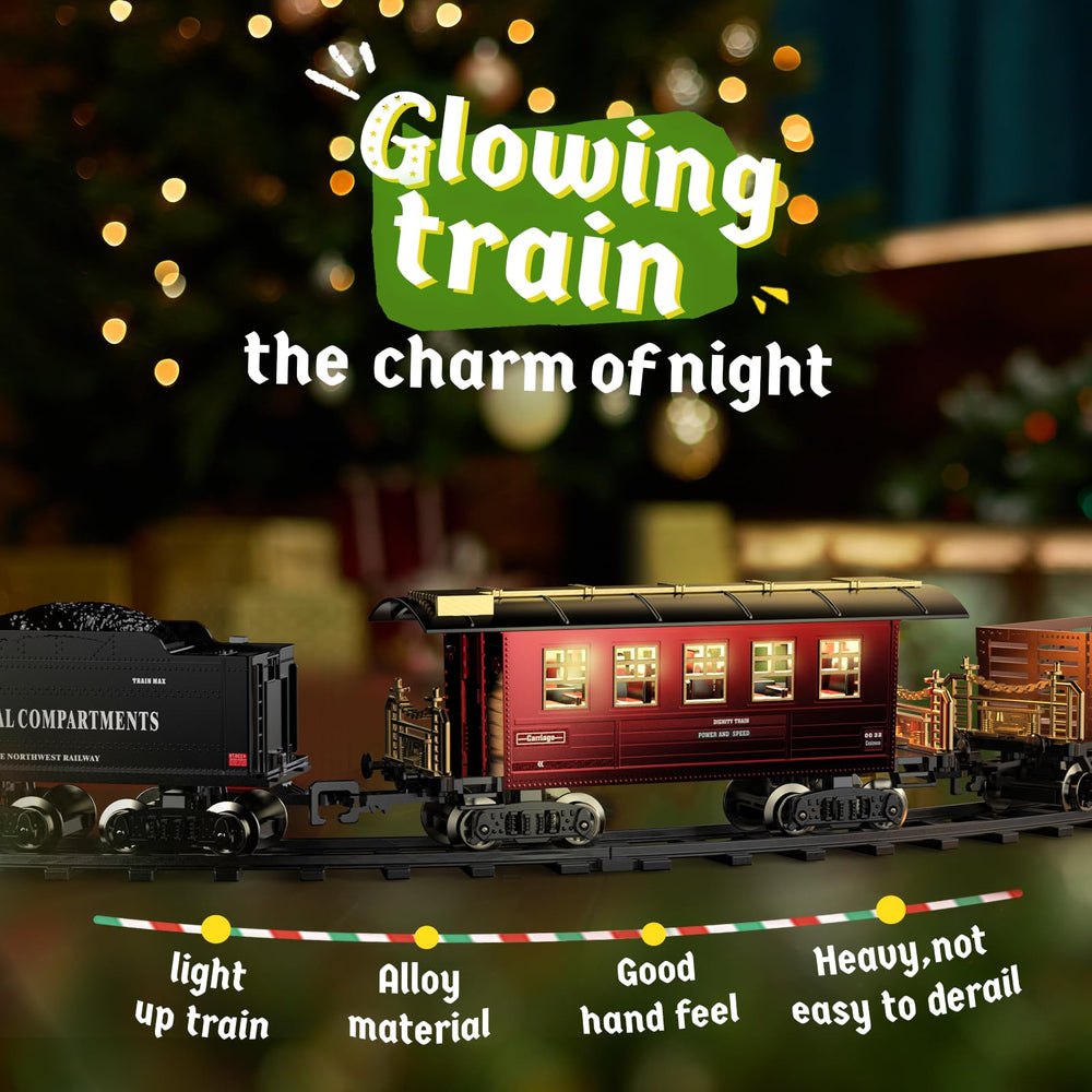 Hot Bee Train Set easy assembly tracks for creative layouts and hands-on learning