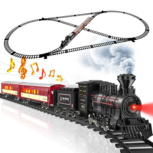 Hot Bee Train Set locomotive with alloy chassis for durable play on the track