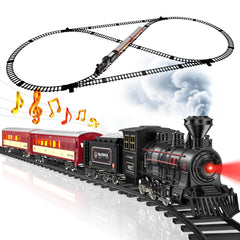 Hot Bee Train Set locomotive with alloy chassis for durable play on the track