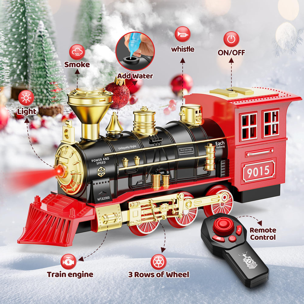 Hot Bee Train Set smoke effect adds realism to playtime.