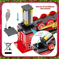 Hot Bee train toy water bottle enables harmless smoke effect.