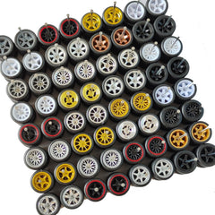 Hot Wheels 1:64 easy-install axles enable tool-free upgrades.