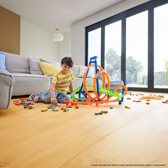Included 1:64-scale Hot Wheels car for immediate racing fun