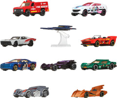 Hot Wheels Batman 10-Pack Batplane ready for imaginary aerial chases and collection.