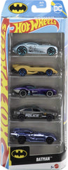 Hot Wheels Batman 5-Pack Batmobile die-cast vehicle for display or play.