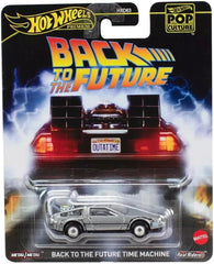 Hot Wheels BTTF DeLorean Real Riders wheels close-up highlights premium build quality.