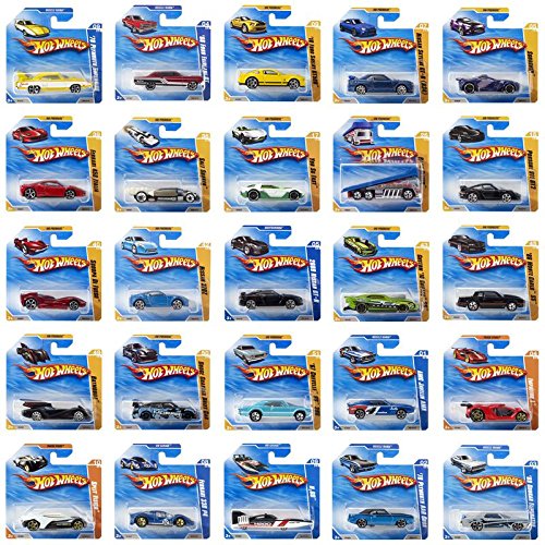 Hot Wheels 25-car bundle for playtime and display.