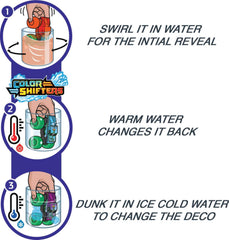 Clip-on water tank enables head-to-head color battles