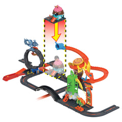 Hot Wheels connect points enable expanding tracks with other sets