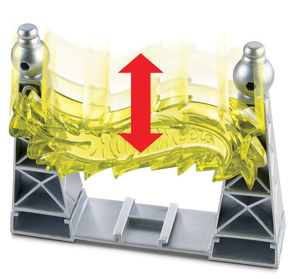 Hot Wheels Electric Tower Playset loop delivers dramatic loop-the-loop action.