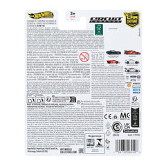Hot Wheels Ferrari 499P packaging art boosts display value.