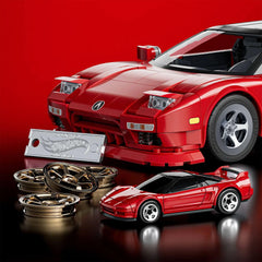 Hot Wheels NSX 1990 close-up showing color accents and panel alignment
