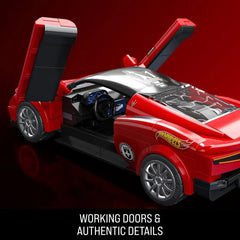 Hot Wheels Maserati MC20 building kit manual guides step-by-step assembly.