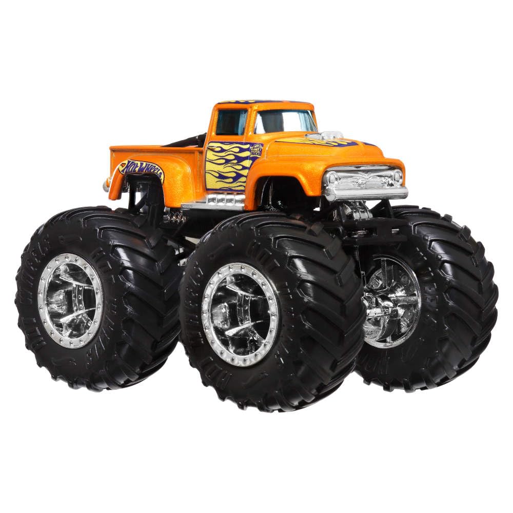 Hot Wheels Monster Trucks 4-Pack truck 2 rear view shows bold decals and sturdy build