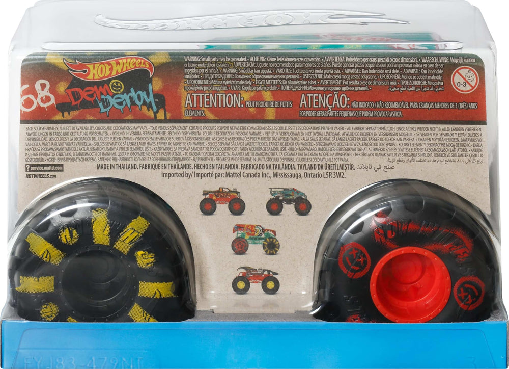 Hot Wheels Monster Trucks oversized designs inspire imaginative play and gifting.
