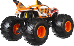 Hot Wheels Monster Trucks oversized truck back stats reveal character details for storytelling