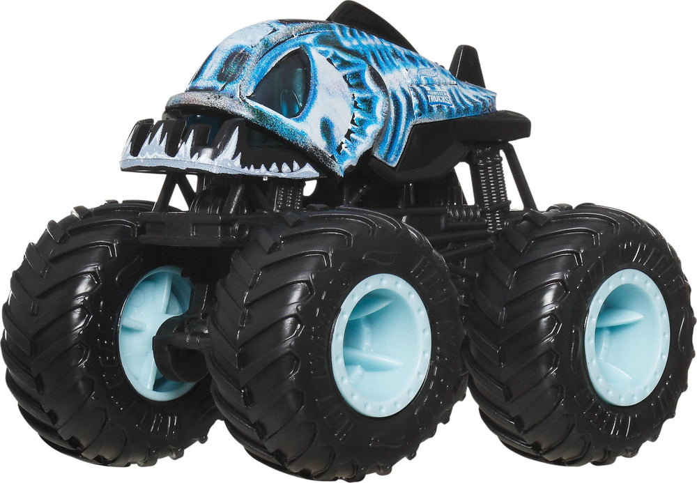 Hot Wheels Monster Trucks X-Ray 4-Pack giant wheels action promises high-energy play sessions.