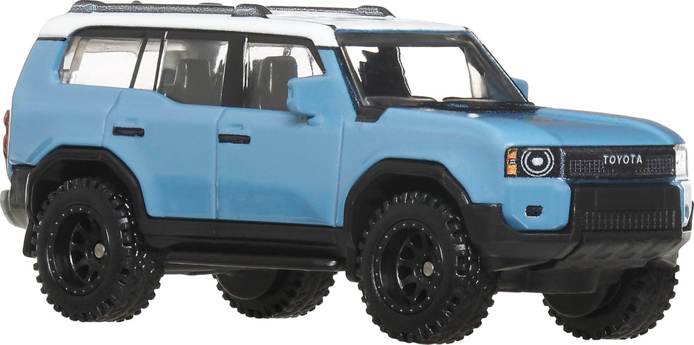 Hot Wheels Toyota Land Cruiser 2024 metal body and chassis for durability
